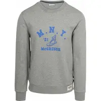 Mcgregor Graphic Crew Medium Grey Melange Größe: XXL | Pullover Outlet | Herren | Grau