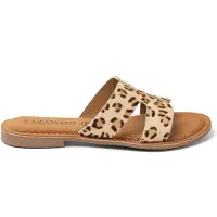 Lazamani Lumi Damen Pantoletten Leopard Größe 39