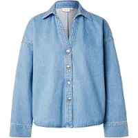 Comma Blouses Blue Denim Größe: 42 | Business hemden Outlet | Damen | Blau