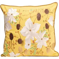 Kare design Dekokissen "Arbusti, Kissenhülle mit Füllung, 50x50 cm" stützt Kopf und Nacken angenehm und sorgt für erholsamen Schlaf
