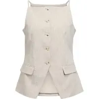 Object Geköpftes Tailored Tanktop Grau 38