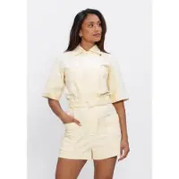 Josh V Damen Jumpsuits Vivee - Creme - Größe XXL