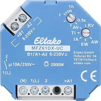 Eltako Multifunktions-Zeitrelais, Analog einstellb., UC, 1 Schließer, potenzialfrei, 10A/25, 1 Stk.