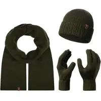 Rock Creek Schal Mütze Handschuhe Set Winterset