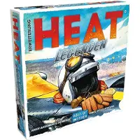 Asmodee Heat Legenden Brettspiel Erweiterung Deutsch – für bis zu 12 Rennwagen mit automatisierten Fahrern