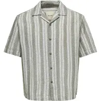 Only & Sons Kurzarm Hemdbluse ONSWALKER RLX RESORT herren
