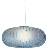 Kartell Hängelampe Teresa Frozen, blau, für Wohn- / Esszimmer, Kunststoff, Design, Pendelleuchte