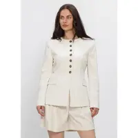 Copenhagen Muse Damen Blazers Cmtailor-blazer - Ecru - Größe L