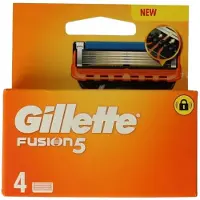 Gillette Fusion5 Rasiererminen für Herren, 4 Stück, authentisch, Patronen mit Gl