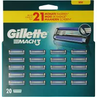 Gillette Mach3 Rasierklingen - 20 Stück