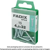 Fadix Box m 15 Stück cr Zinkblechgewindeschraube 4,2x32mm