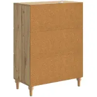 vidaXL Sideboard Artisan-Eiche 66 x 34,5 x 90 cm Holzwerkstoff