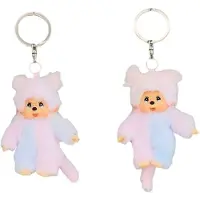 Monchhichi Batik-Mädchen | 9 cm Taschen-Anhänger | | Sekiguchi | Gr.: onesize