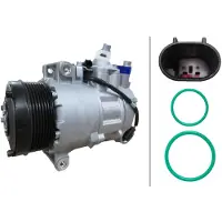 Hella Klimakompressor 12 V Ø 100 mm für u.a. MERCEDES-BENZ E-KLASSE