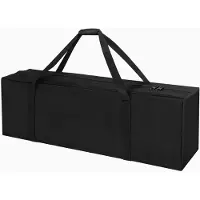 Unyqoos Faltbare, wasserabweisende Sport- und Reisetasche 600D Oxford 105×25×36 cm – große Kapazität, kompakt faltbar 18,5×20×9 cm, gepolsterte Schultergurte, Metallreißverschlüsse