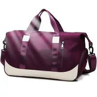 Unyqoos Sport- & Reisetasche 40 L (47 x 22 x 25 cm) für Damen & Herren, wasserdichtes Oxford, faltbar, 0,48 kg, Schuhfach mit Belüftung