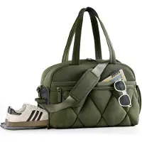 Unyqoos Reisetasche Damen – leichte, handgepäcktaugliche Weekender-Tasche mit separatem Schuhfach, wasserdichter Innentasche und Außentasche