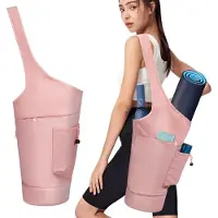 Unyqoos Multifunktionale Yoga- & Sporttasche 108 x 22 cm (Öffnung 42 cm), verstellbare Unisex-Schulterriemen, wasserdichtes Bodenfach Ø22 x 8 cm, Zusatzfächer