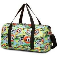 Unyqoos Kinderreisetasche mit Nassfach – wasserabweisendes Nylon, 280 g, Seitentaschen & Reißverschluss-Rückfach, abnehmbarer Schulterriemen, ideal für Sport & Schwimmen