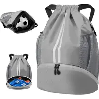 Unyqoos Wasserdichte Sport- & Gymtasche mit verstellbarem Zugband, 1080D Oxford, 32 x 17 x 47 cm – Schuhfach & Nassfach