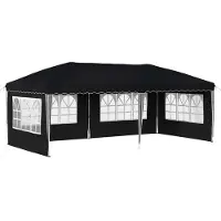 vidaXL Pop-up Partyzelt 575 x 289 x 245 cm Antrazit