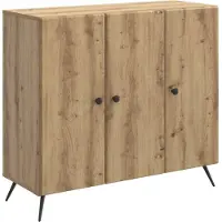 vidaXL Sideboard Artisan-Eiche 89 x 34,5 x 80 cm Holzwerkstoff