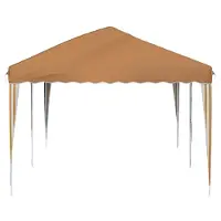 vidaXL Pop-up Partyzelt 575 x 290 x 245 cm Beige