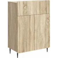 vidaXL Sideboard Sonoma-Eiche 66 x 34,5 x 92 cm Holzwerkstoff