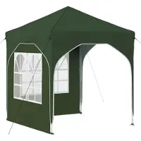 vidaXL “2026 Modern“ Grün Pop-up Partyzelt 192 x 192 x 245 cm Grün - Designermöbel 84802 - Pavillons & Partyzelte