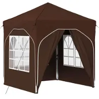 vidaXL Pop-up Partyzelt 192 x 192 x 245 cm Braun