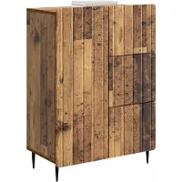 vidaXL Sideboard Altholz 66 x 34,5 x 91,5 cm Holzwerkstoff