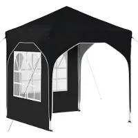 Syfax Pop-up Partyzelt 192 x 192 x 245 cm Antrazit