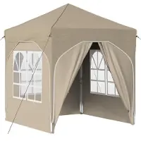 vidaXL Pop-up Partyzelt 192 x 192 x 245 cm Creme