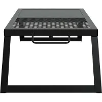 vidaXL Faltbarer Campinggrill 68 x 30 x 17 cm Legierter Stahl Schwarz