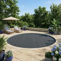 vidaXL Möbel Solar Poolabdeckung Extra Schwer Ø 527 cm 400 m Rund PEPoolzubehör - Poolzubehör c7456