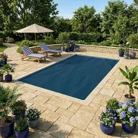 vidaXL Möbel Sonnendeck für Pools Extra Schwer 260 x 160 cm 400 mPoolzubehör - Poolzubehör c7478