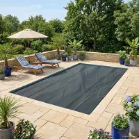 vidaXL Möbel Sonnendeck für Pools Extra Schwer 500 x 300 cm 400 mPoolzubehör - Poolzubehör c7461