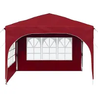 vidaXL Pop-up Partyzelt 290 x 290 x 245 cm Bordeauxrot