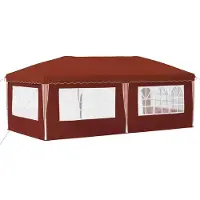 vidaXL Pop-up Partyzelt 575 x 289 x 245 cm Terrakotta