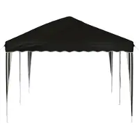 vidaXL Pop-up Partyzelt 575 x 290 x 245 cm Schwarz