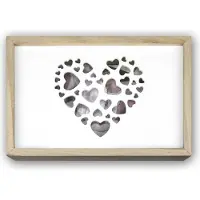 Zep LOVE BOX, Aufbewahrungsbox, Weiß, Holz, Rechteckig, Holz, Einfarbig, 215 mm