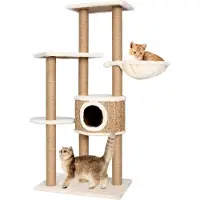 Markenlos Katzenkratzbaum 126 cm aus Seegras