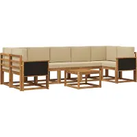 vidaXL Outdoor-Sofagarnitur 6 Stk.
