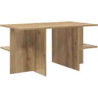 vidaXL Couchtisch Artisan-Eiche 87 x 50 x 45 cm Holzwerkstoff