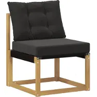 vidaXL Outdoor-Sofagarnitur mit Kissen 5 pcs Weiß und Schwarz
