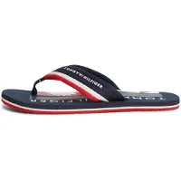 Tommy Hilfiger Zehentrenner Patch Hilfiger Beach Sandal FM0FM05903 Dunkelblau