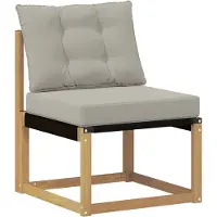 vidaXL Outdoor-Sofagarnitur mit Kissen 3 pcs Weiß und Hellgrau