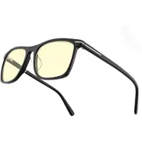 Gunnar Hayward Onyx Computerbrille mit bernsteinfarbenen Gläsern