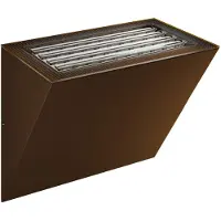 Beneito Faure Comet Power Switch LED-Wandleuchte 40x90mm Cortenstahl, 10/20W, Triac-dimmbar, 2700K-4000K, IP65 -
