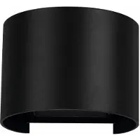 Beneito Faure Lek LED-Wandleuchte für Innen/Außen 6,8W 3000K Strahl verstellbar 0-120 Grad IP54 IK04 Mattschwarz Modernes Elegantes Design Wandlampe Außenleuchte